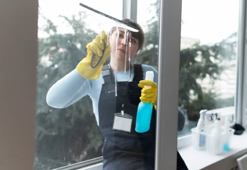 Nettoyage de vitres intérieures et extérieures à Surtainville